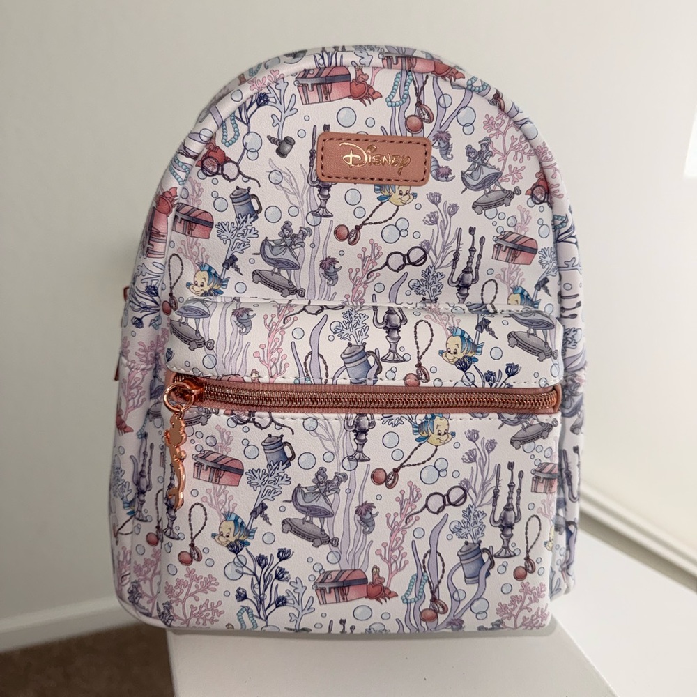 Loungefly Disney Little Mermaid Princess Ariel Grotto Adventure Mini Backpack